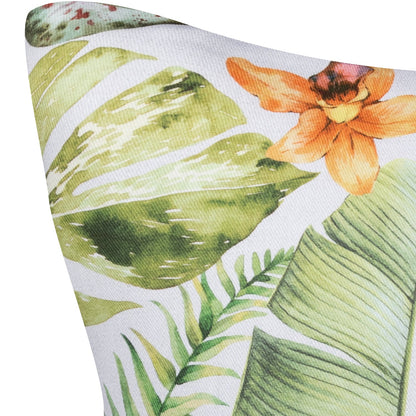 Baumwoll Kissenhülle Tropengarten 50x50 cm