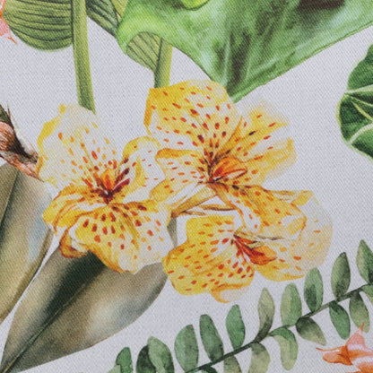 Baumwoll Kissenhülle Tropengarten 50x50 cm