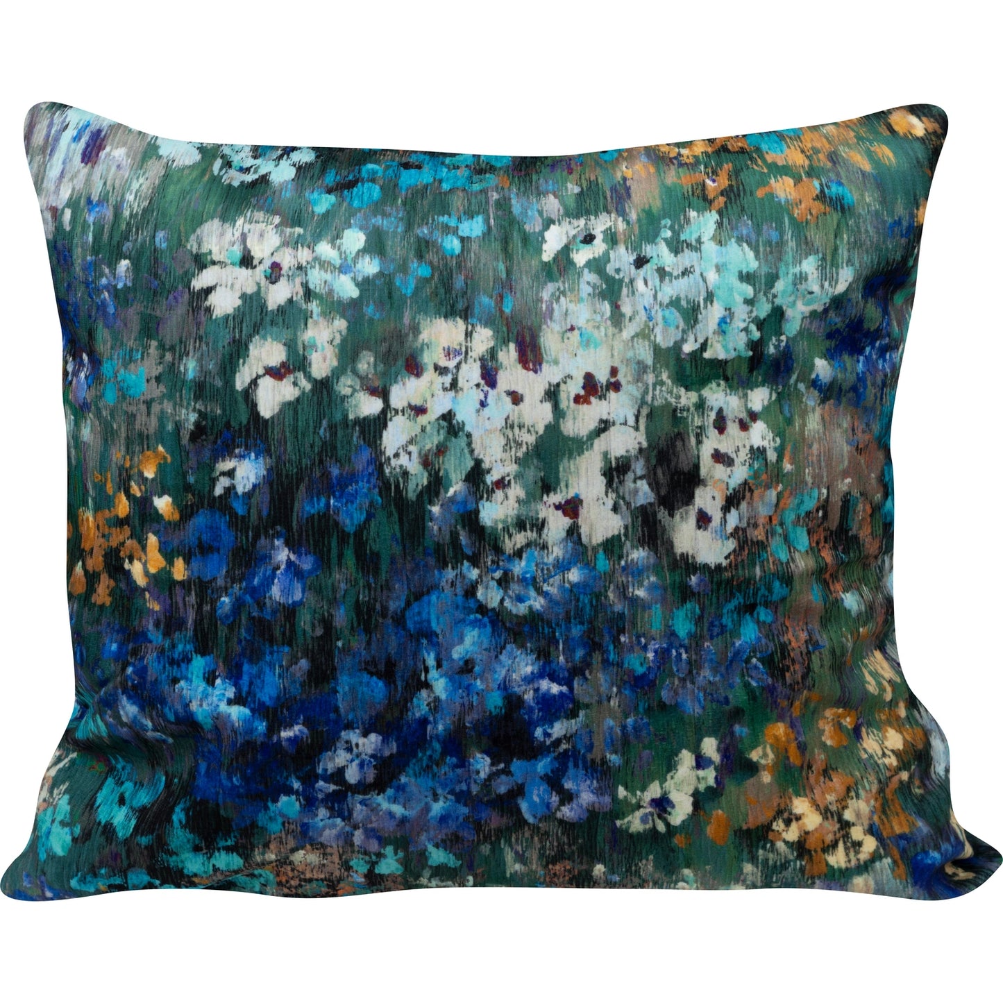 Kissenhülle Petrol-Oase - Morisot Floret 45x45 cm