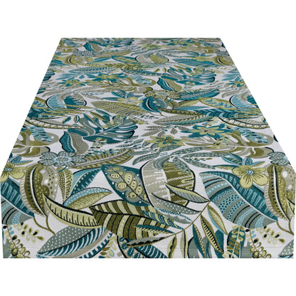 Jacquard Tischband Blätter Tiefe 40x180 cm