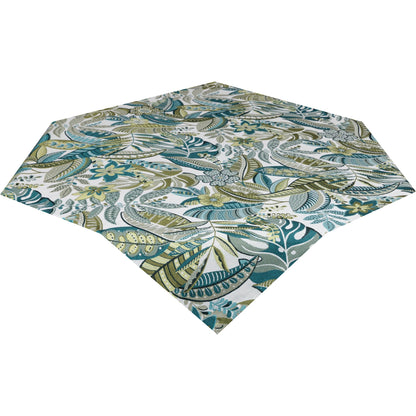 Jacquard Mitteldecke Blätter Tiefe 85x85 cm