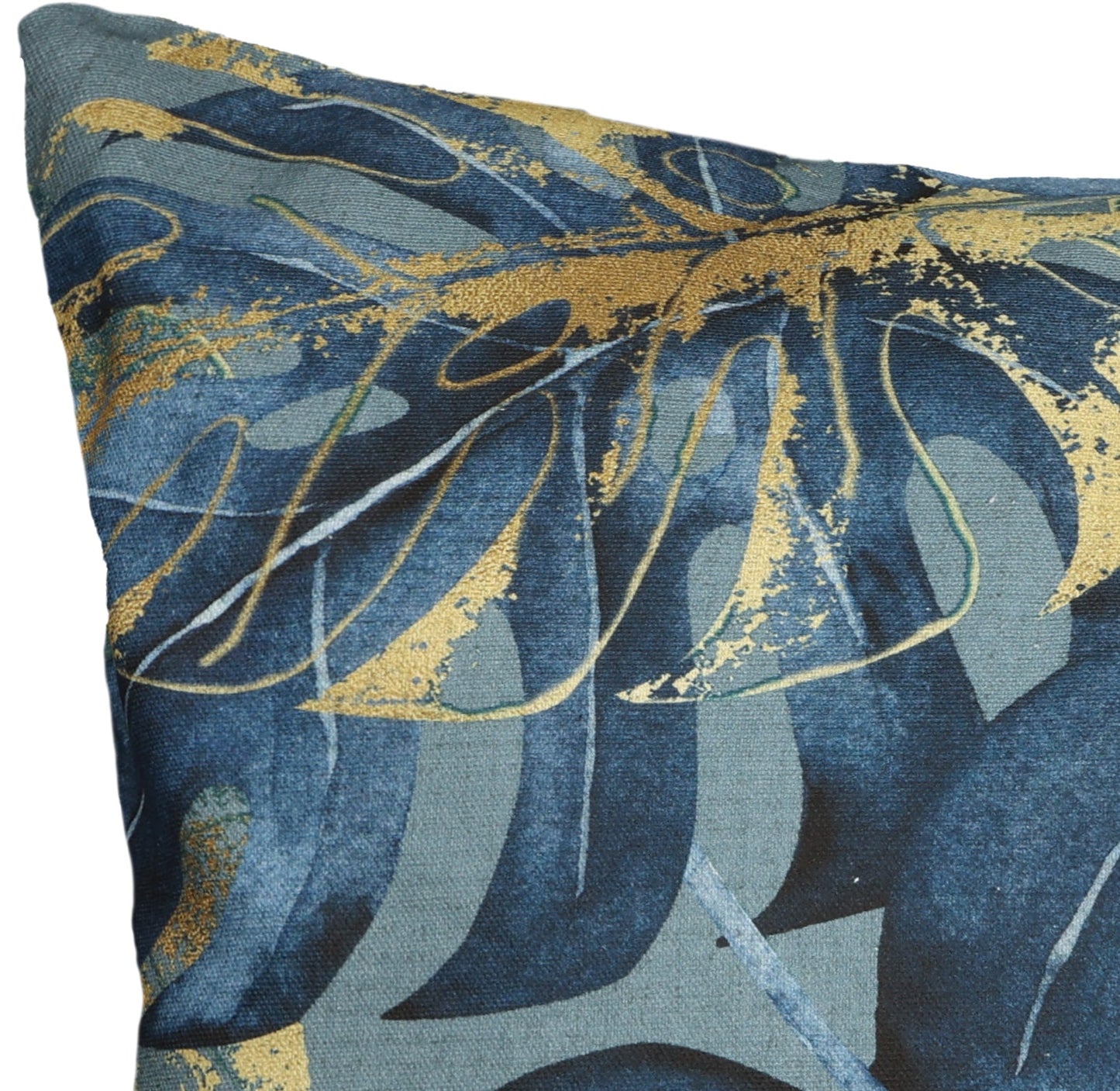 Kissenhülle Monstera Goldstaub - Tiffany Palm 50x50 cm