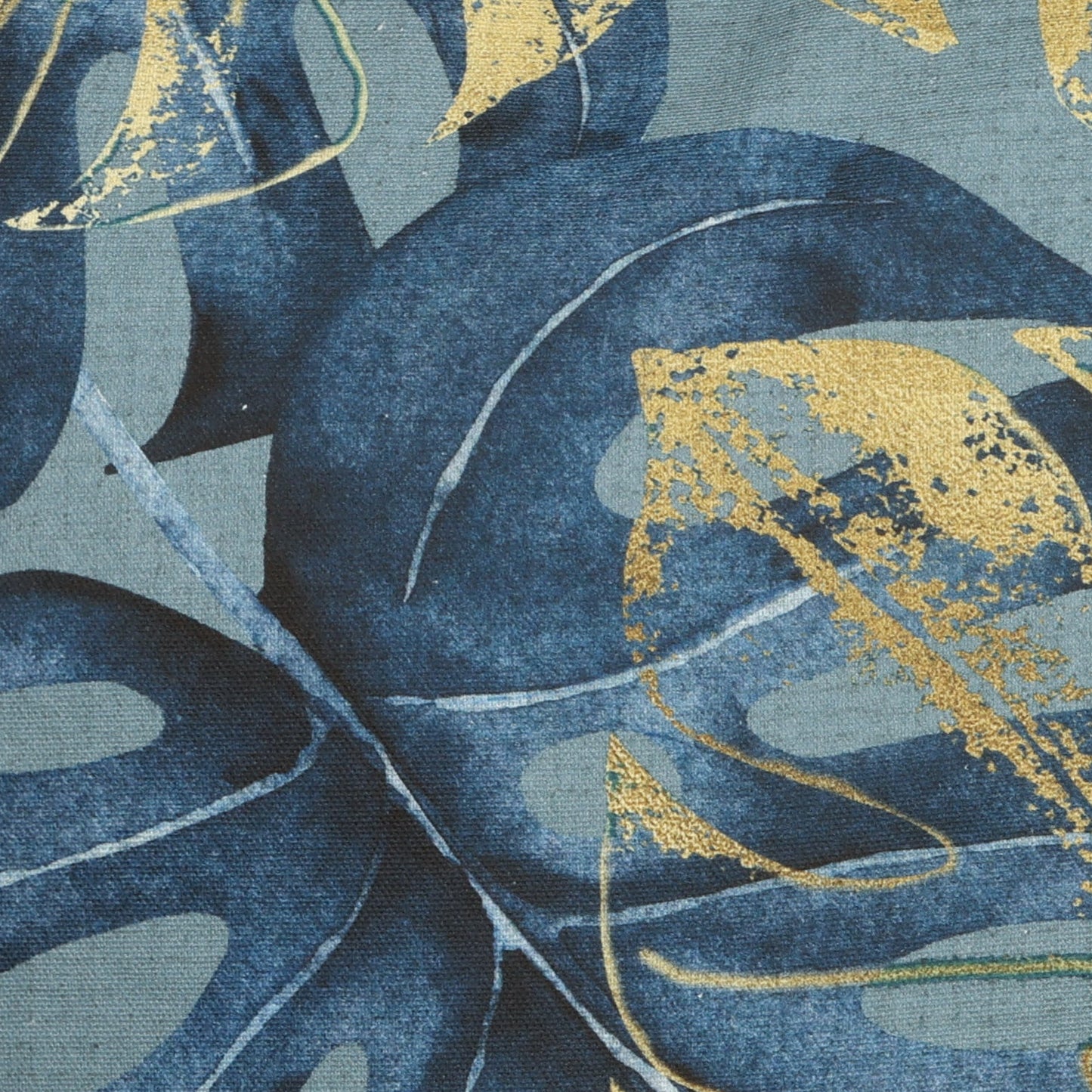 Kissenhülle Monstera Goldstaub - Tiffany Palm 50x50 cm