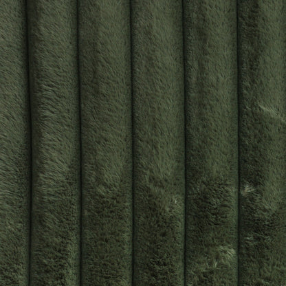 Kissenhülle Cord Optik breit gerippt dunkelgrün - Maya 45x45 cm