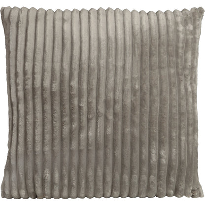 Fellimitat Kissenhülle Cord Optik fein gerippt grau 45x45 cm