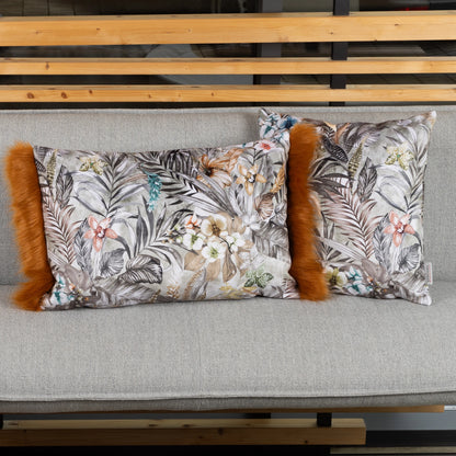 Kissenhülle Orchideen Rausch - Melin Flora Velvet 45x45 cm