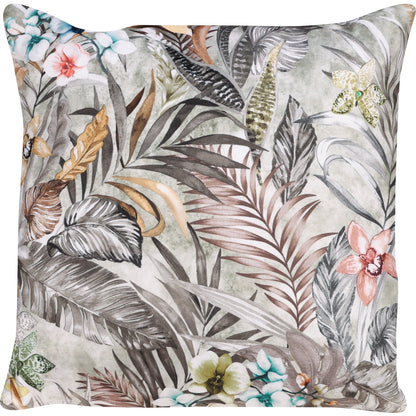 Kissenhülle Orchideen Rausch - Melin Flora Velvet 45x45 cm