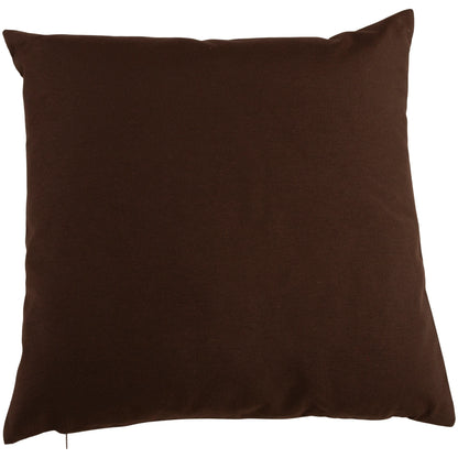 Kissen Rückseite braun