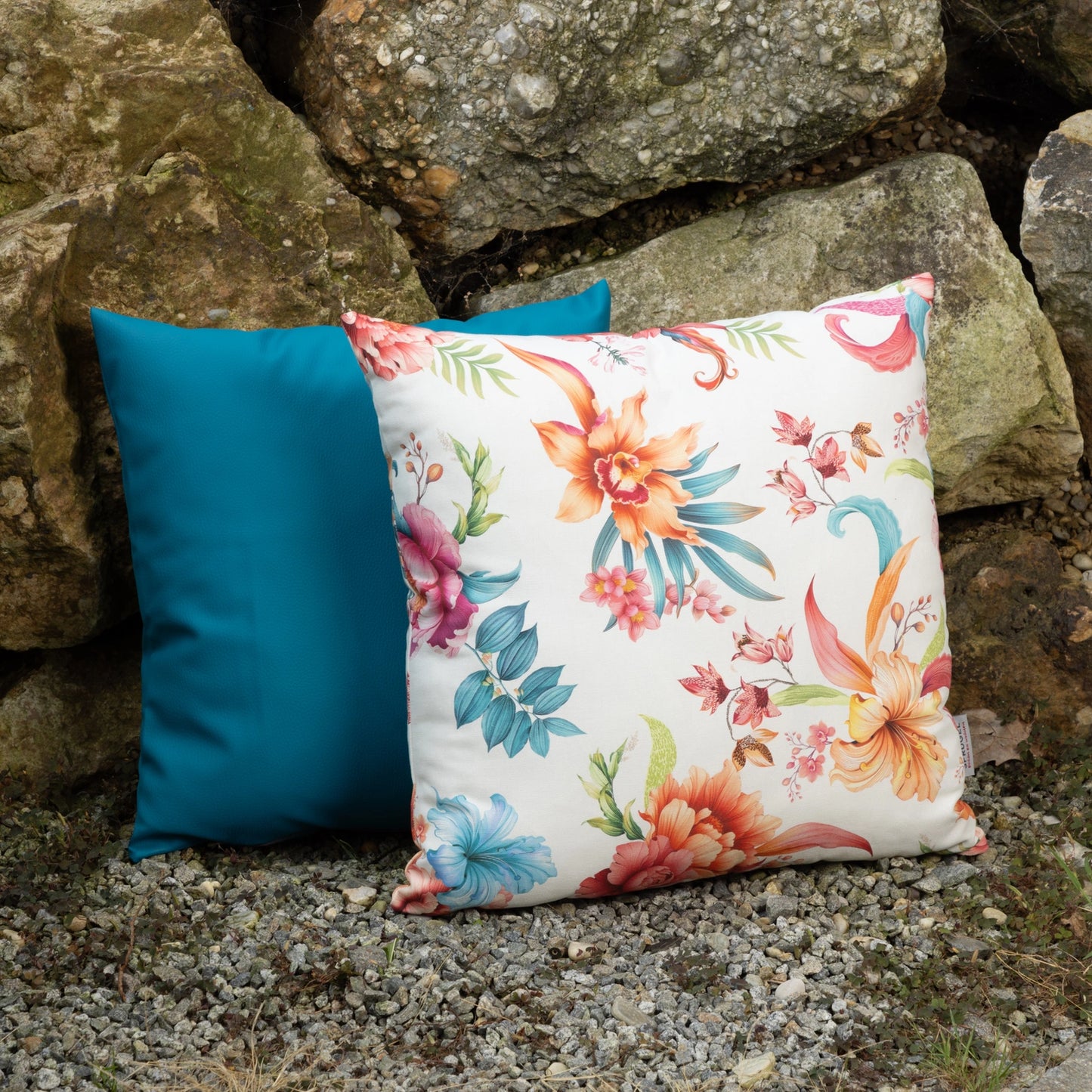 Kissenhülle Orchideen Insel - Sibo Flower 50x50 cm