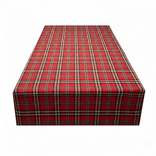Tischläufer Schottenkaro rot schwarz - X-Mas Vintage Tartan 50x150 cm