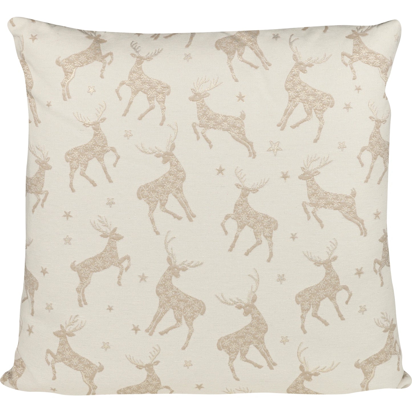 Kissenhülle Edles Wild Beige - Sparkle Deer beige 50x50 cm