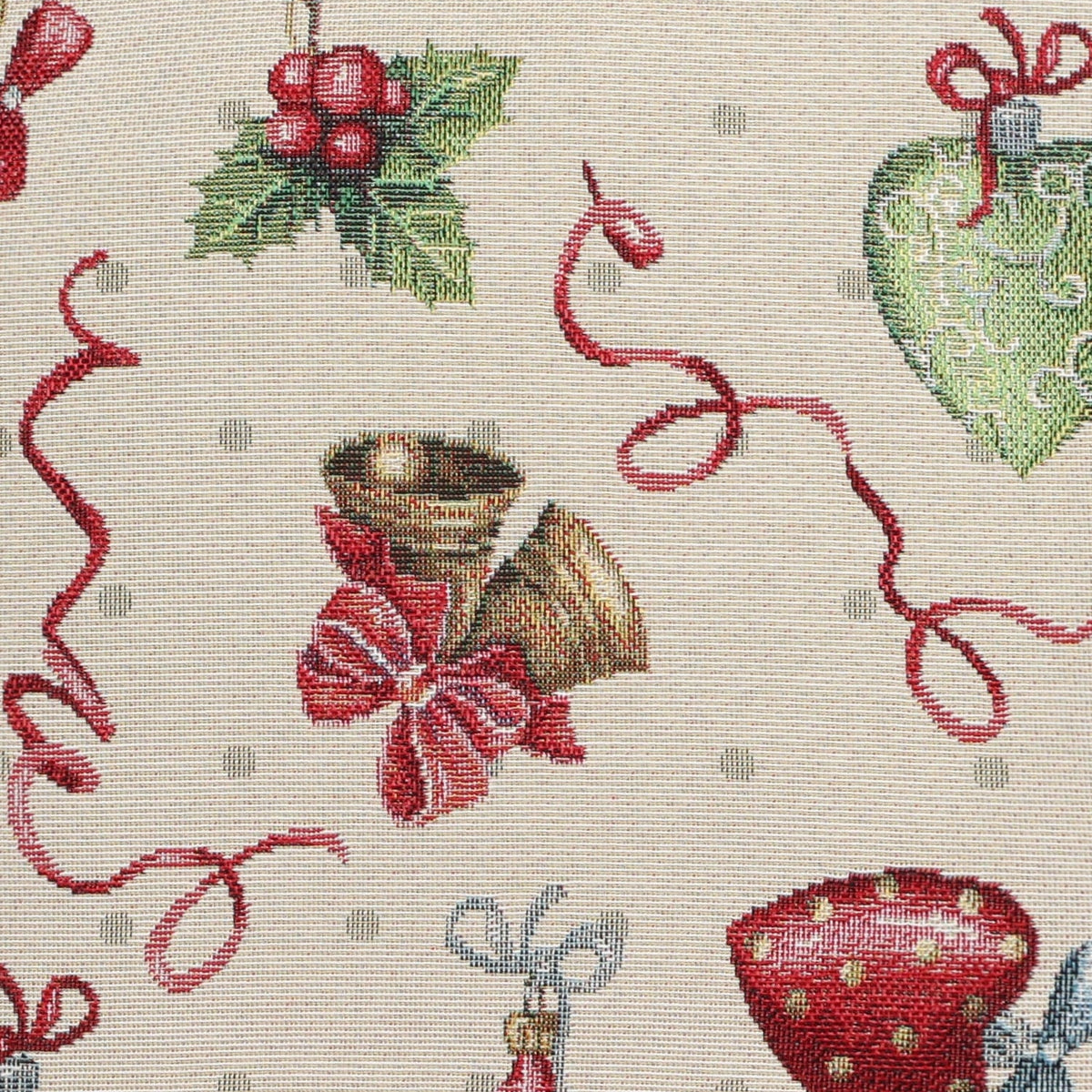 Gobelin Kissenhülle Christbaumzauber Bunt 50x50 cm