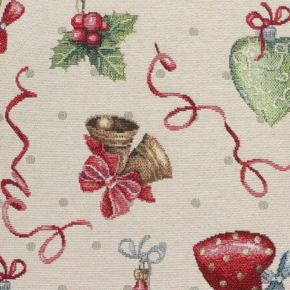 Gobelin Kissenhülle Christbaumzauber Bunt 50x50 cm