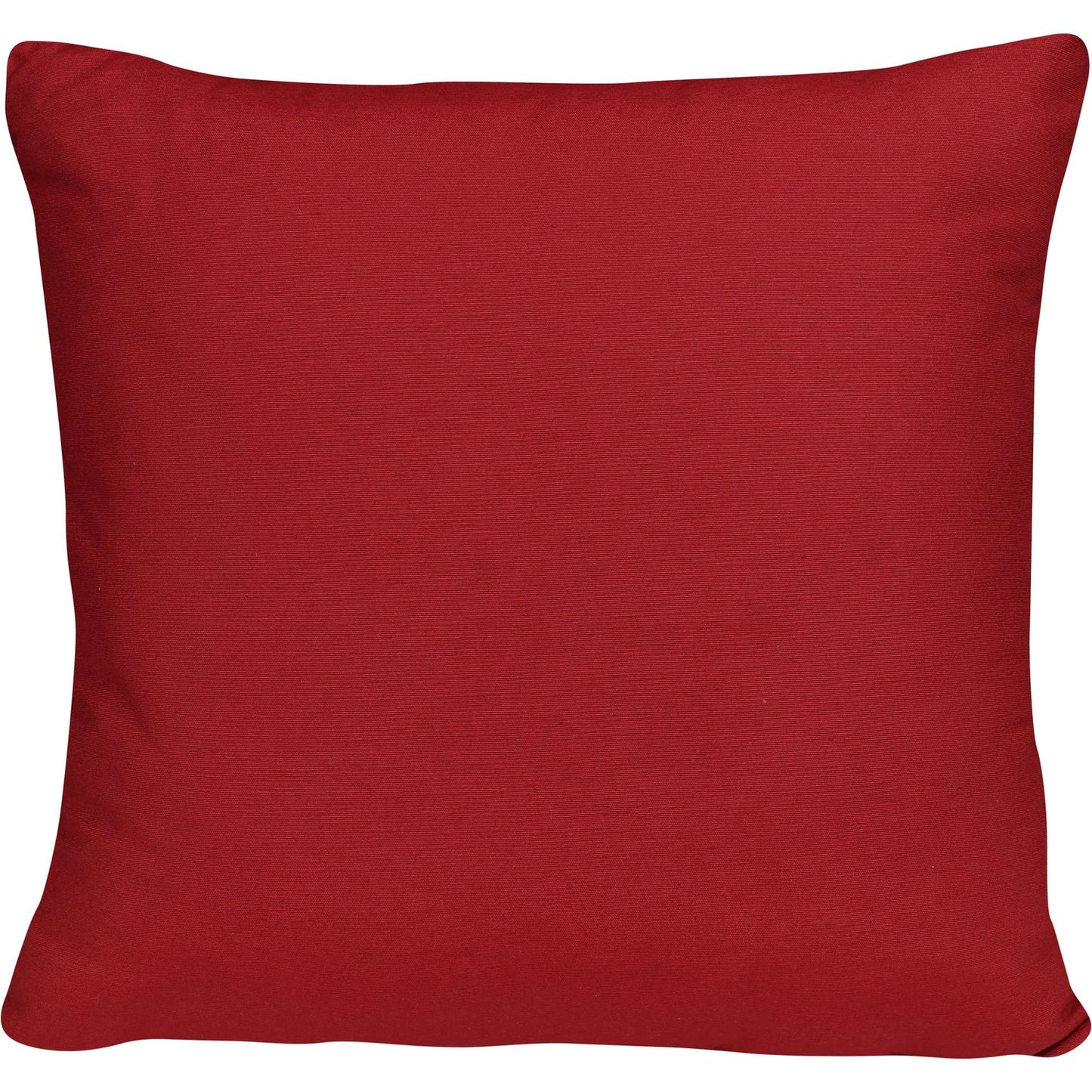 Kissenhülle Rückseite rot