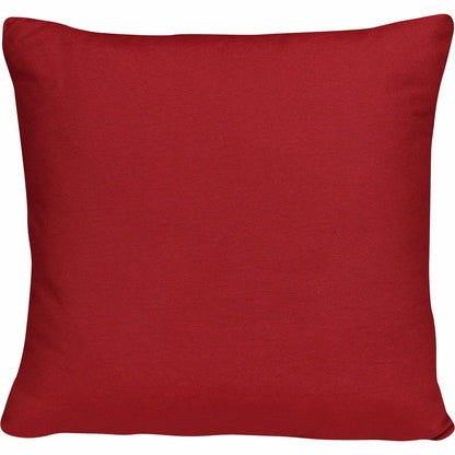 Kissen Rückseite rot