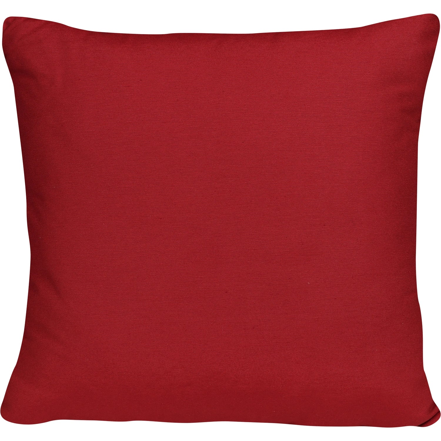 Kissen Rückseite in rot 