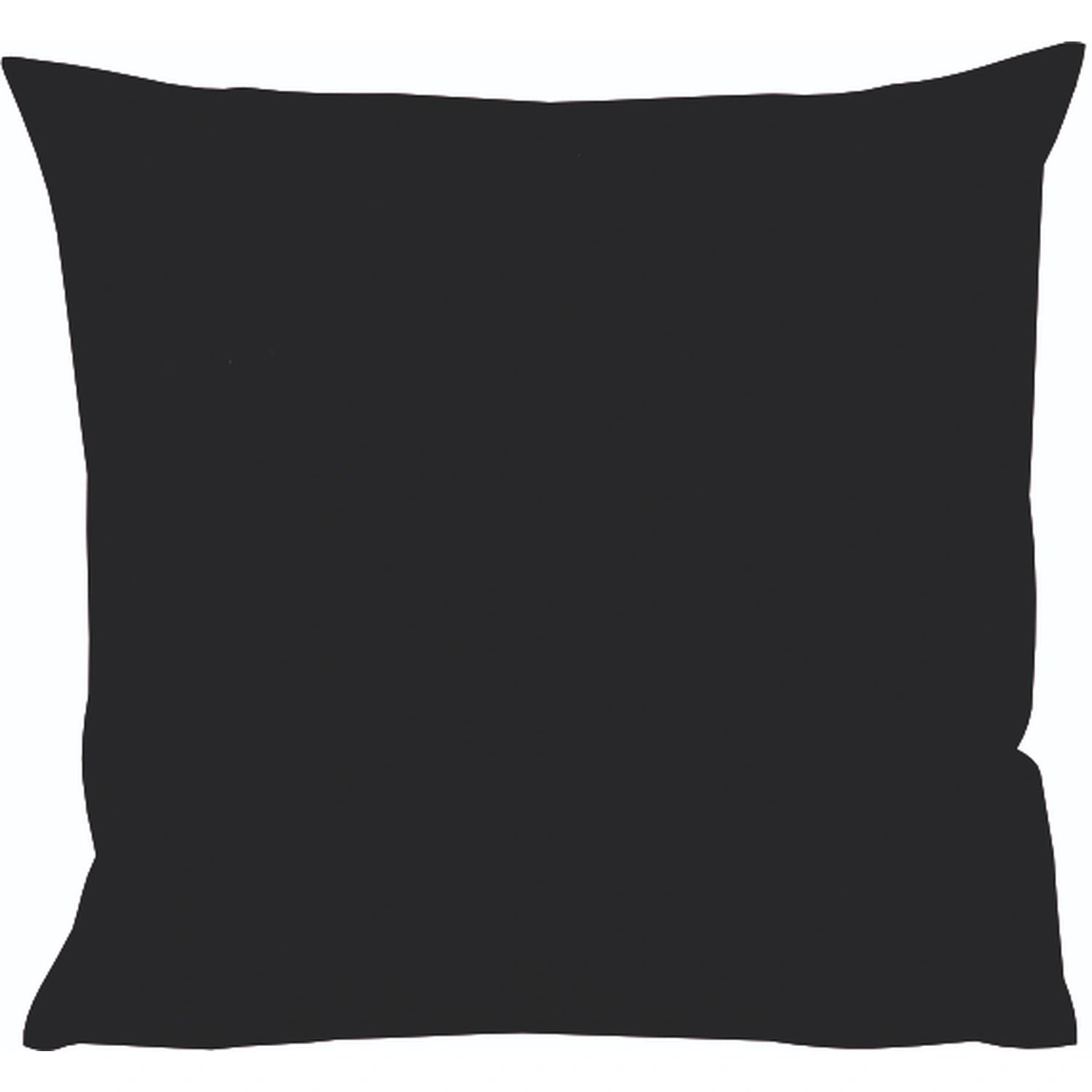Kissen Rückseite in schwarz