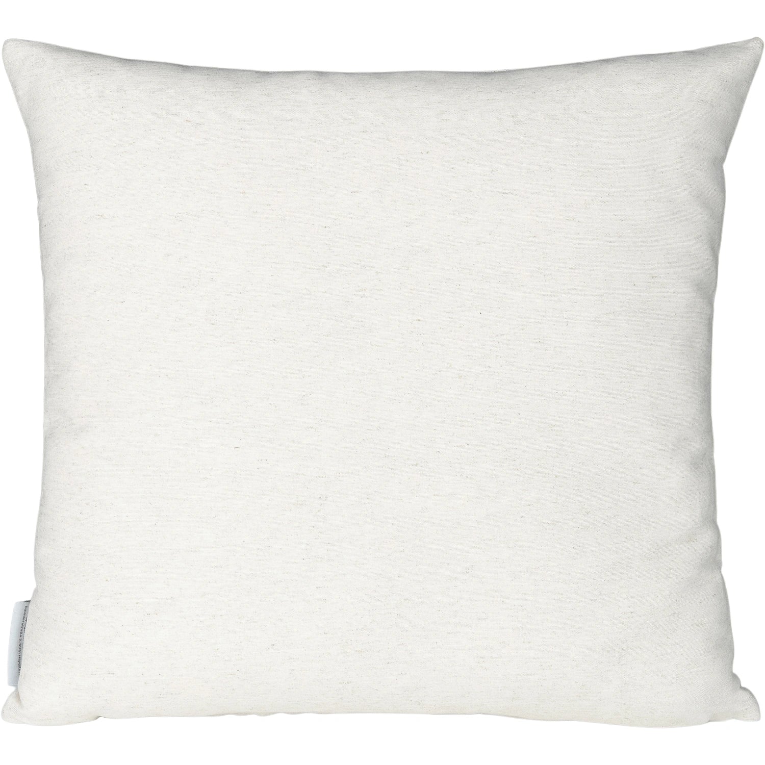 Rückseite Kissen beige