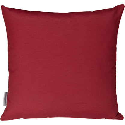 Gobelin Rückseite Kissenhülle in einfarbigem rot