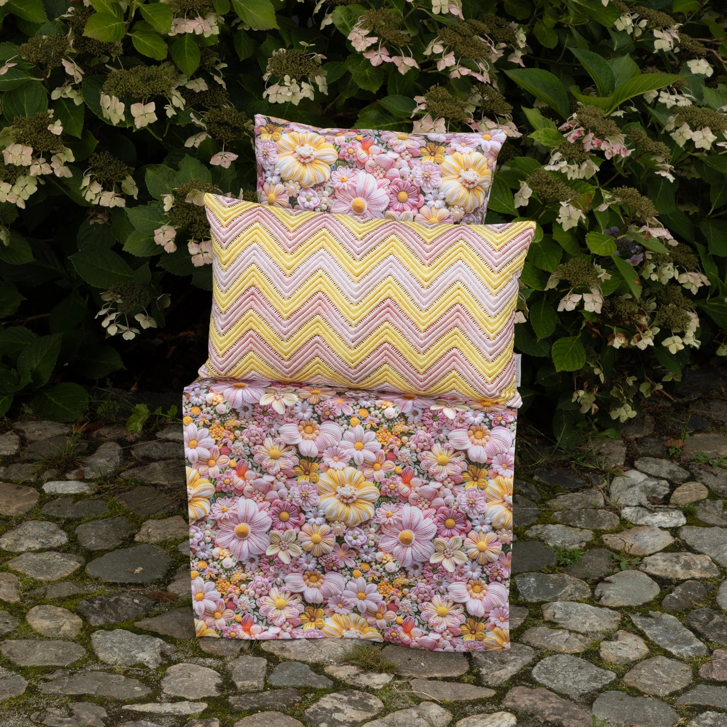 Tischband Blüten Illusion - Summer Flowers 40x180 cm