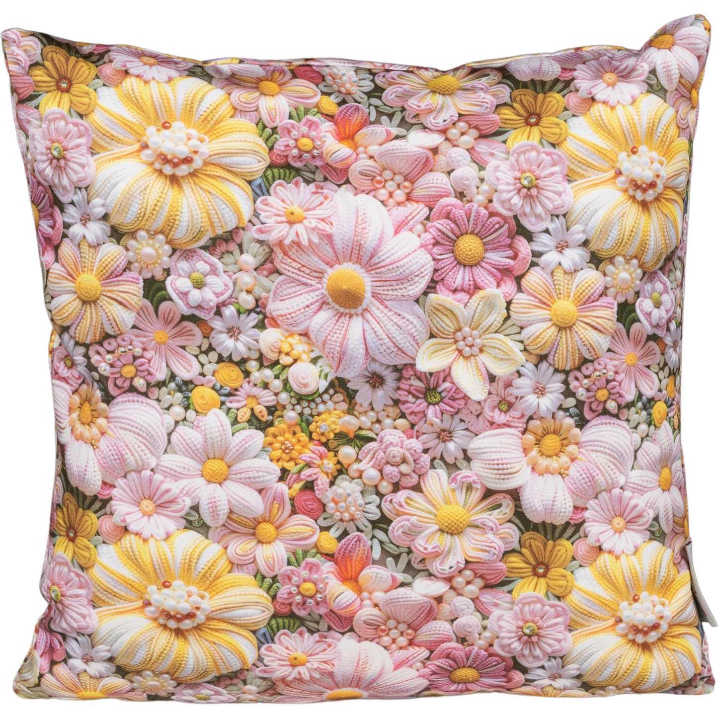 Kissenhülle Blüten Illusion - Summer Flowers 50x50 cm