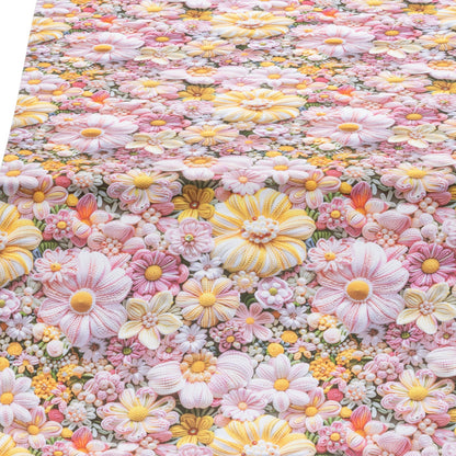 Baumwoll Tischband Blüten Illusion 50x150 cm