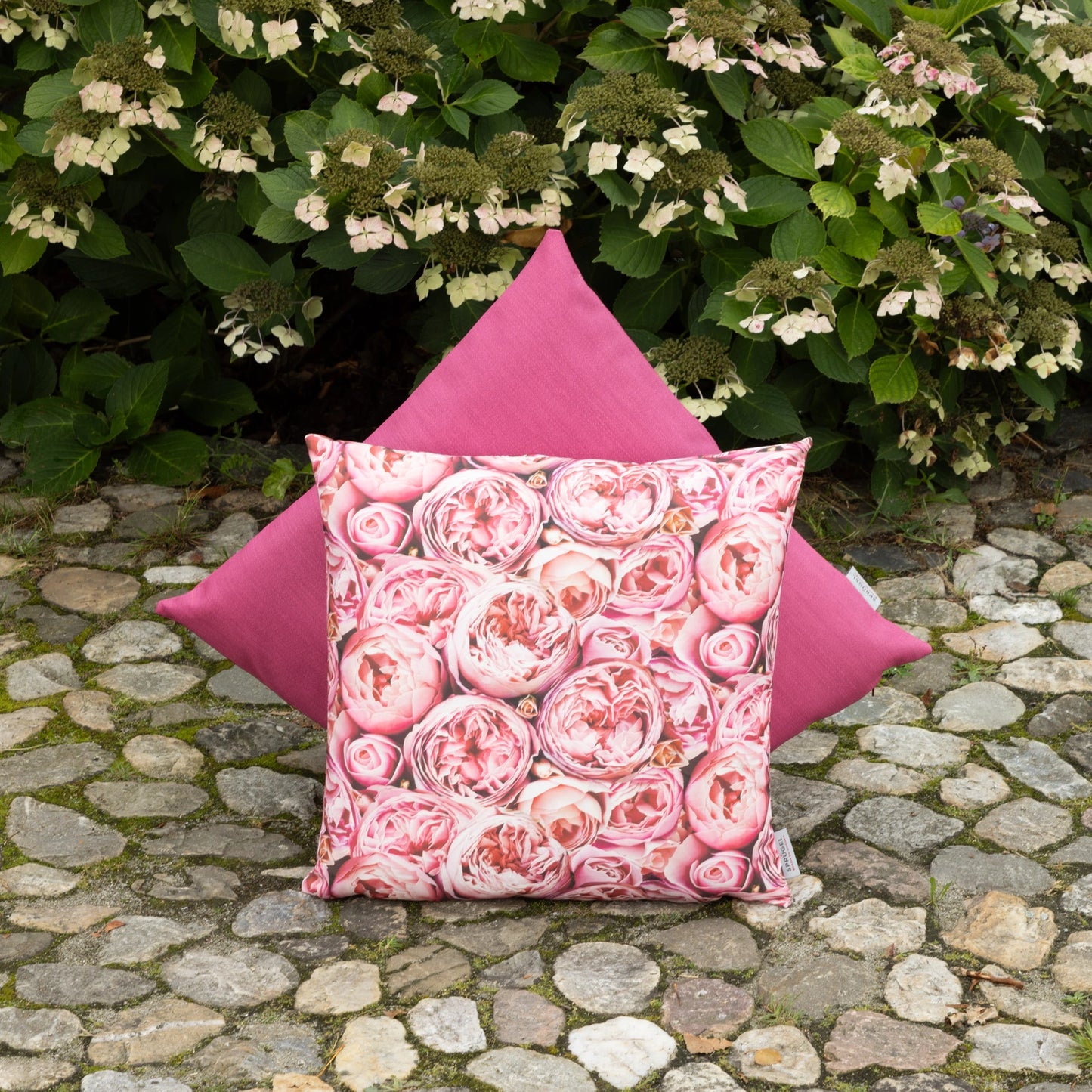 Kissenhülle Rosenfreude - Summer Roses 60x60 cm