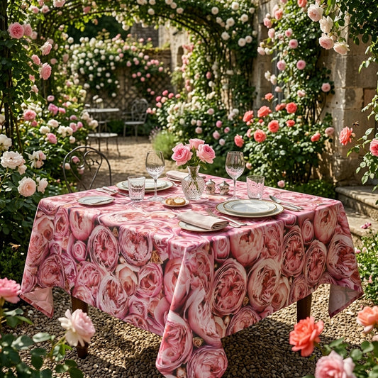 Präzisions-Druck Mitteldecke Rosenfreude 85x85 cm