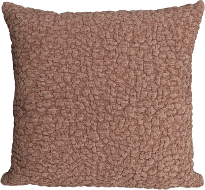 Kissenhülle Vapi Bubbles Nude 45x45 cm | Flauschig & Voluminös - Bouclé Altrosa Noppen