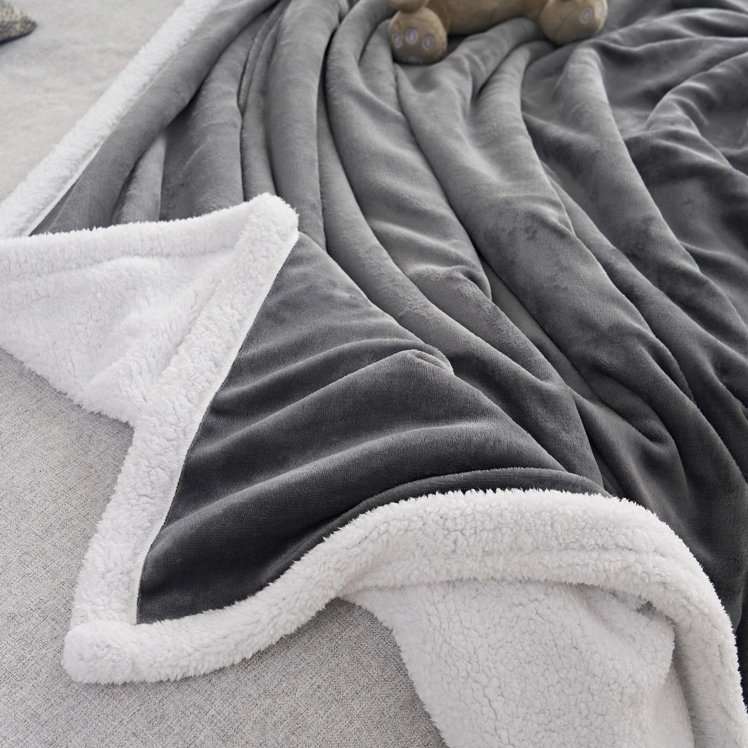 anthrazit Decke Nahaufnahme