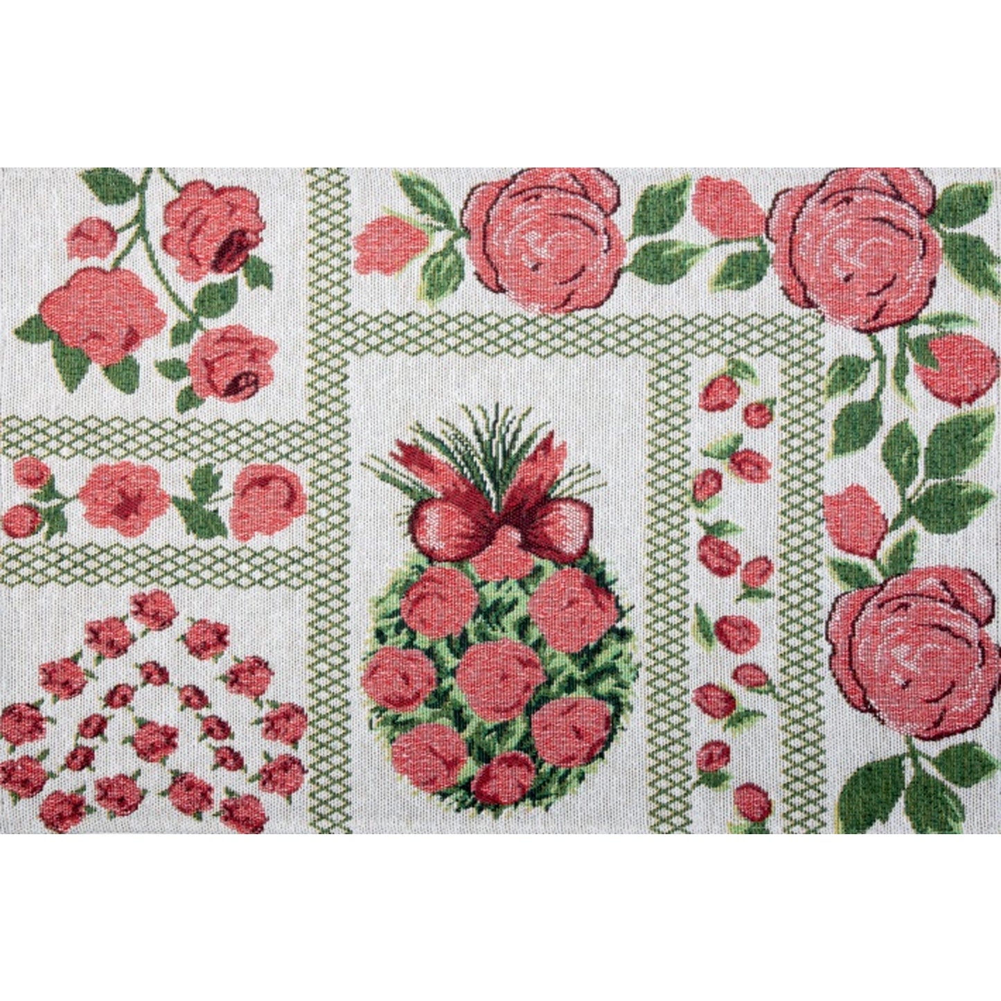 Gobelin Tischset Rosen Mosaik - Rose Setting 35x50 cm