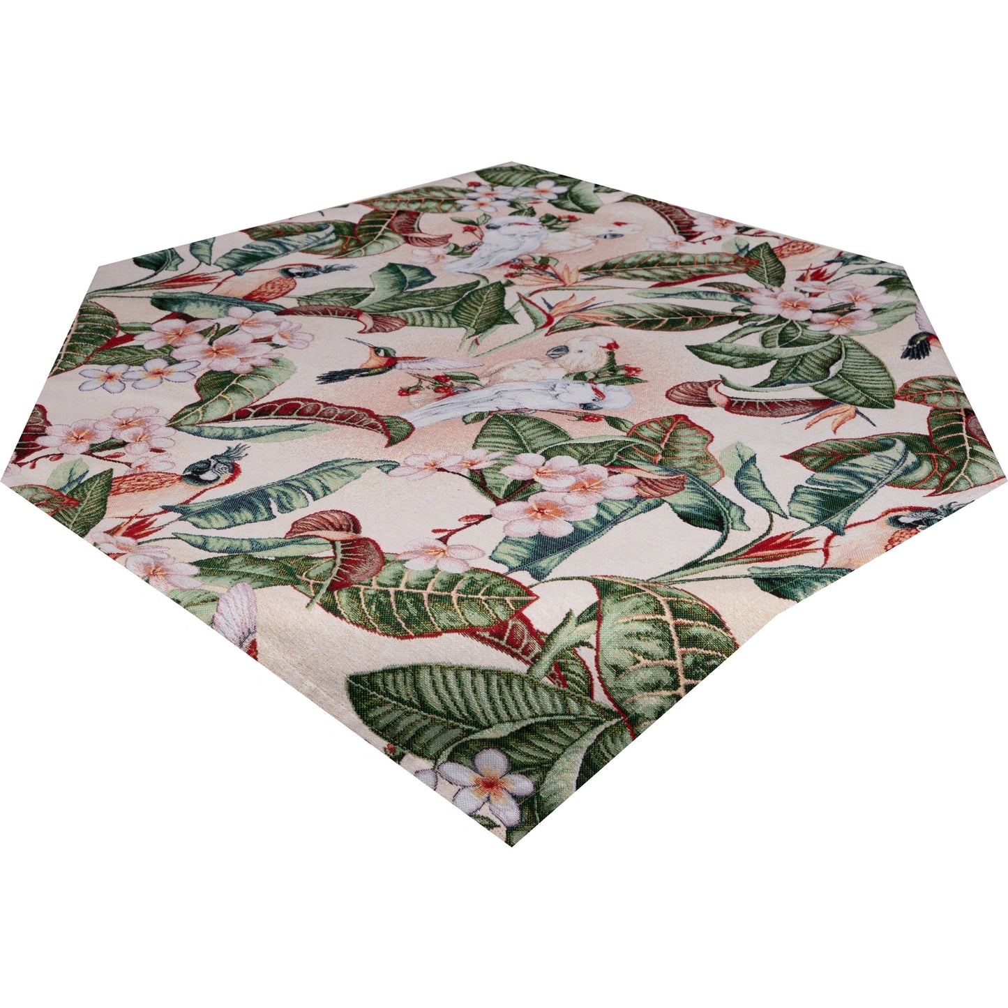 Gobelin Mitteldecke Exotisches Nest 85x85 cm