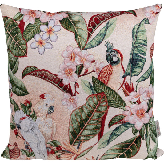 Gobelin Kissenhülle Exotisches Nest 40x40 cm