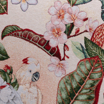 Gobelin Kissenhülle Exotisches Nest 50x50 cm