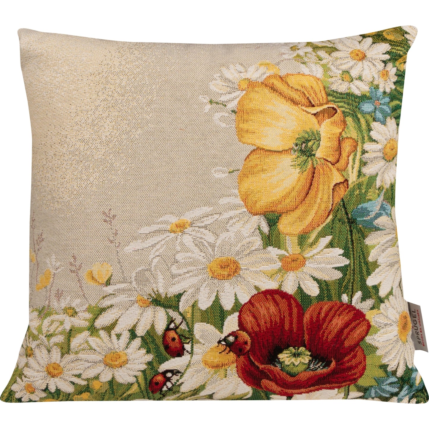 Gobelin Mohn Poesie 45x45 cm