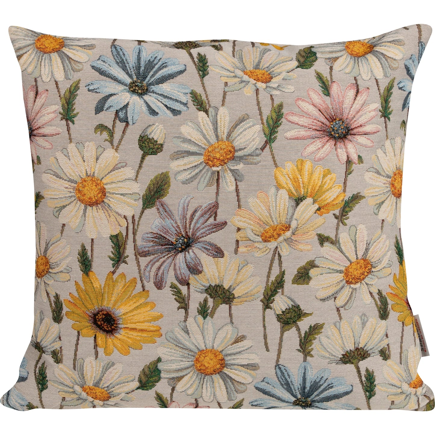 Gobelin Kissenhülle Frühlingsblütenwiese - Elina Flowerfield 50x50 cm