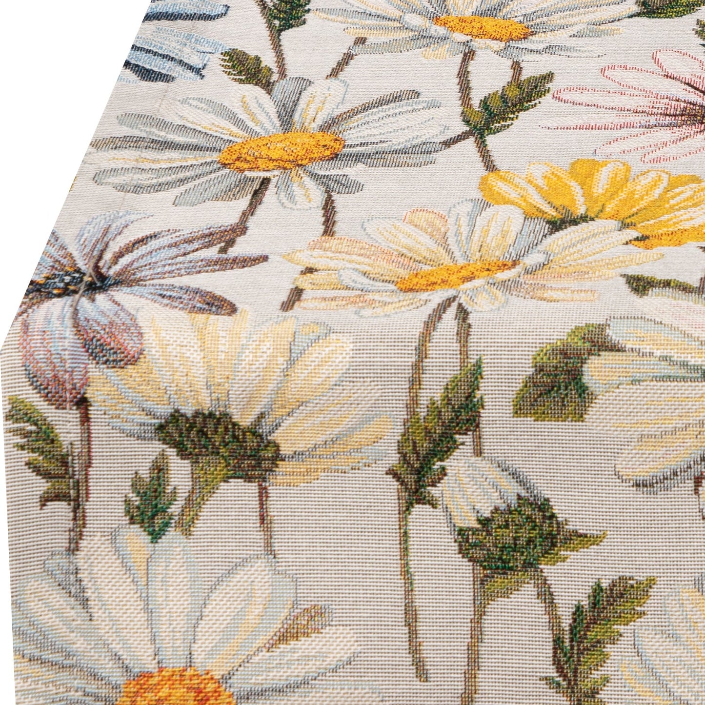 Gobelin Tischdecke Frühlingsblütenwiese - Elina Flowerfield 110x110 cm