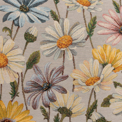 Gobelin Kissenhülle Frühlingsblütenwiese - Elina Flowerfield 40x40 cm