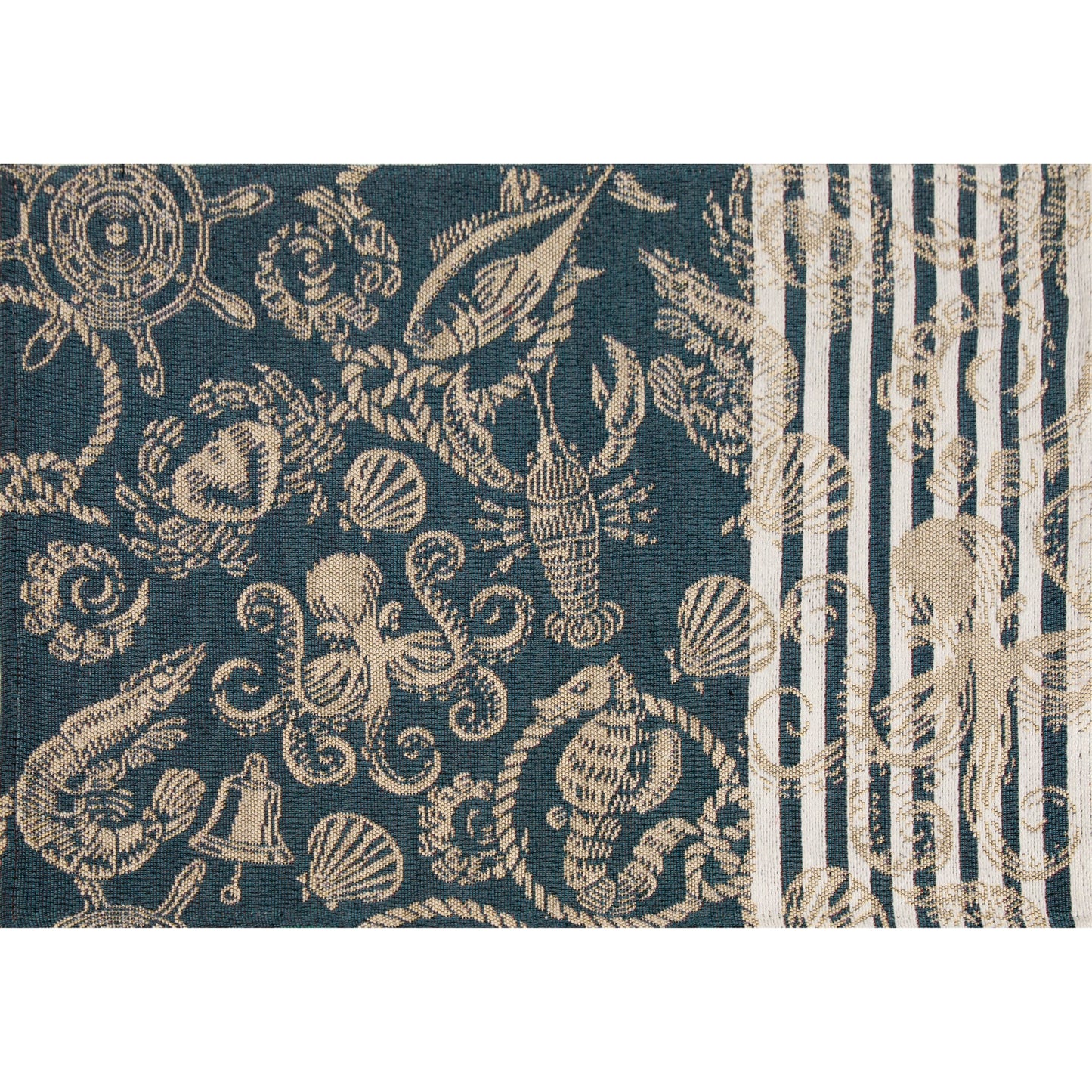 Tischset Petrol Lagune - Nautilus 33x50 cm