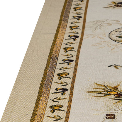 Gobelin Tischläufer Oliven & Olivenöl 45x140 cm