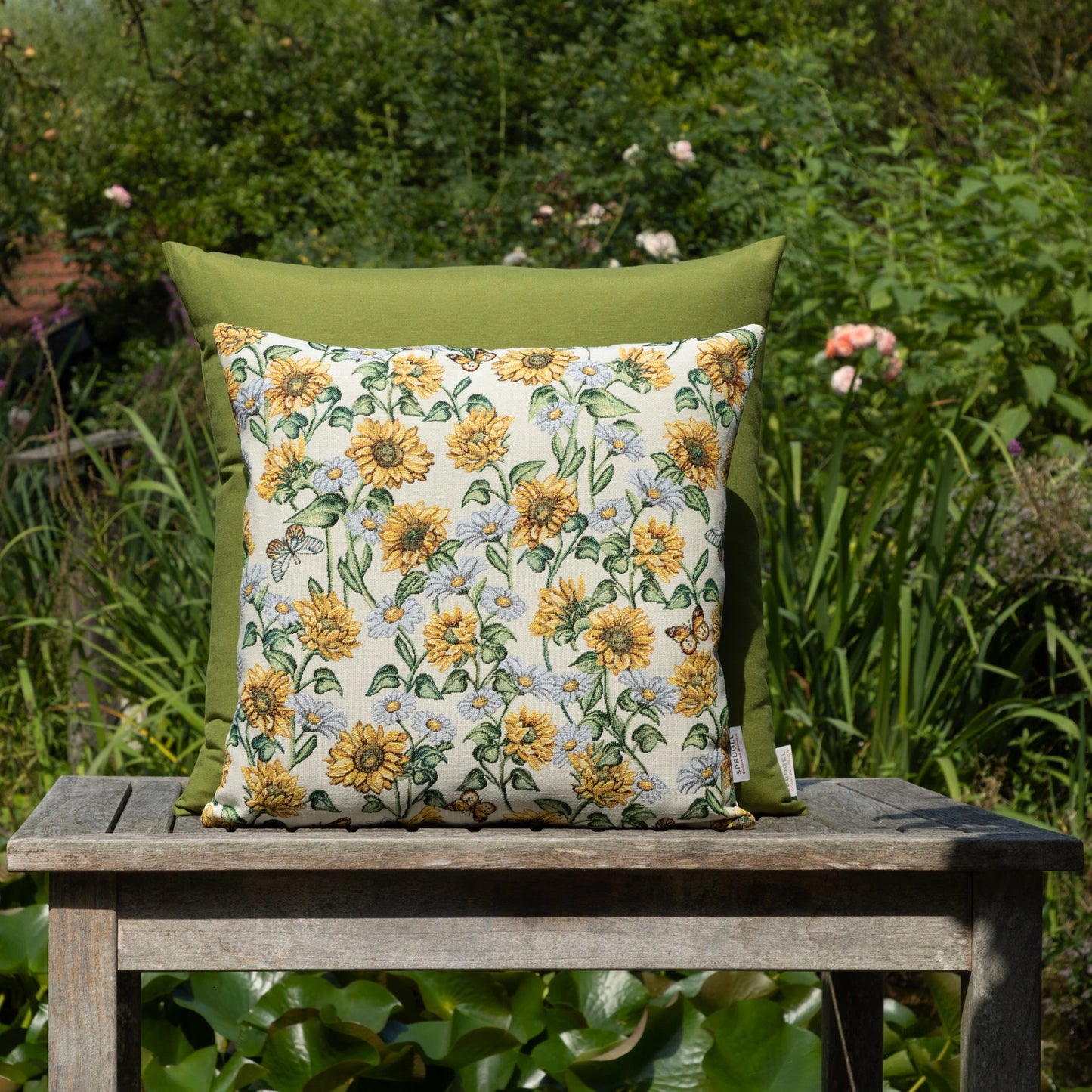Kissenhülle Sonnenblumen Wiese - Charming Sunflower 40x40 cm