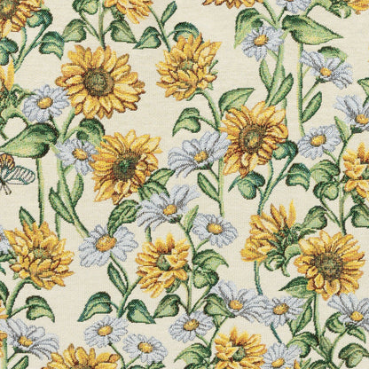 Gobelin Kissenhülle Sonnenblumen Wiese 50x50 cm