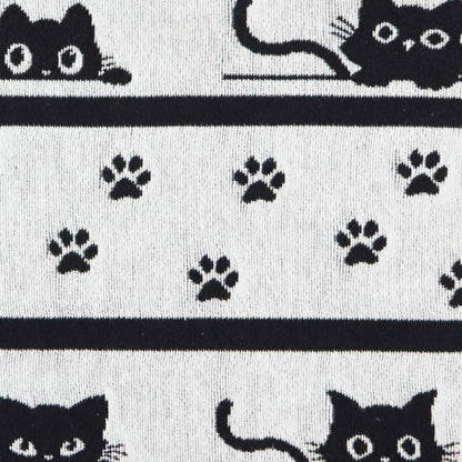 Tischset Jolly Cat 33x50 cm | Schwer & Griffig - Katze Schwarz Weiß süß