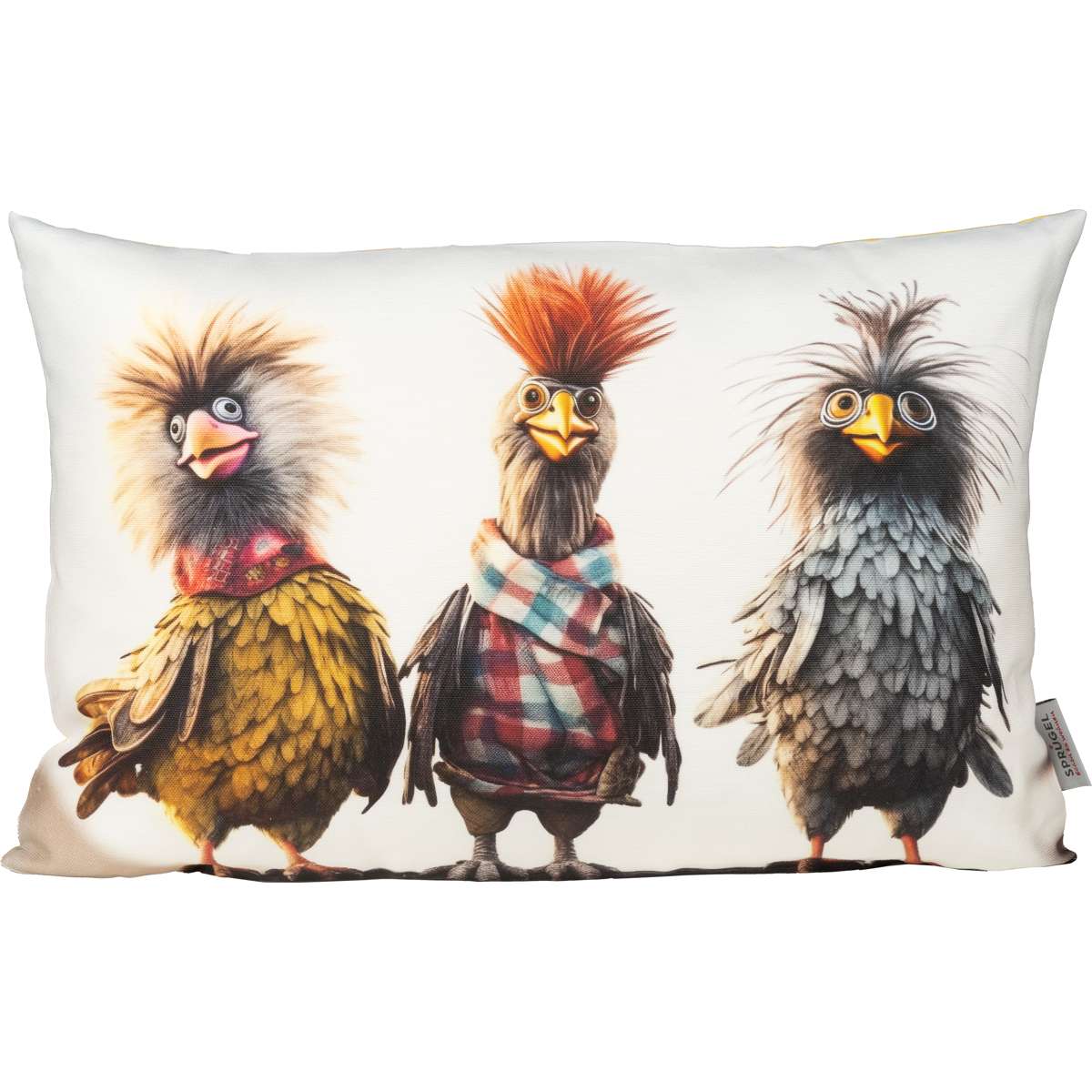 Kissenhülle Crazy Chicken