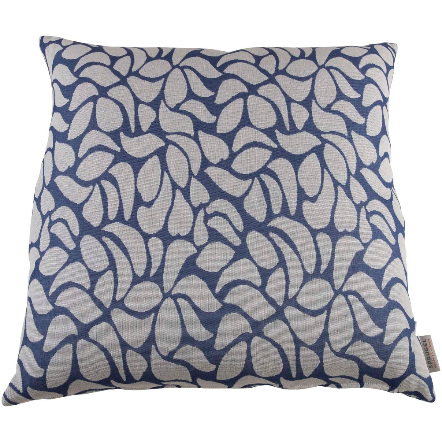 Kissenhülle für den Außenbereich • Schadstofffrei nach OEKO-TEX® • Mondblumen blau | 60x60 cm