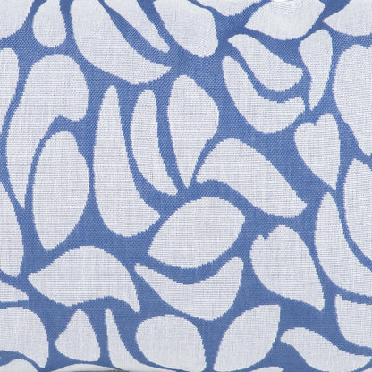 Kissenhülle für den Außenbereich • Wasser- & schmutzabweisend • Mondblumen blau | 30x50 cm