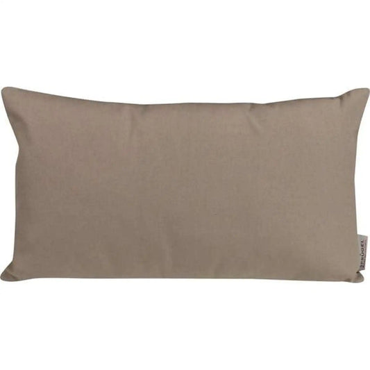 wetterbeständige Kissenhülle Lea Solid grau 30x50 cm
