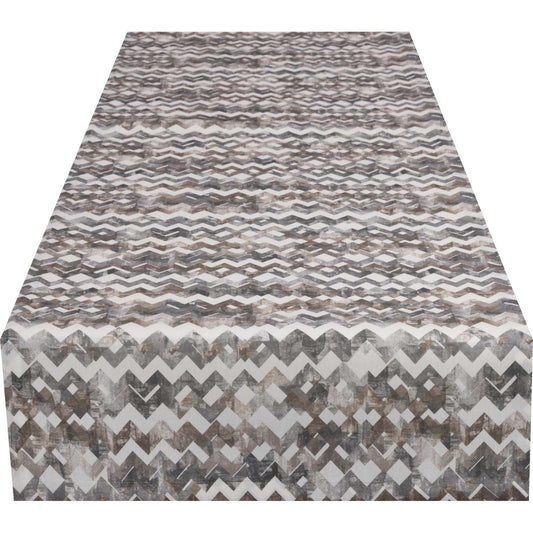 Tischläufer für Terrasse & Balkon • Hohe Lichtechtheit im Freien • Sediment | 50x150 cm