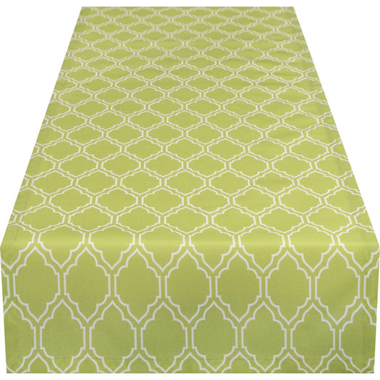 Tischläufer für Terrasse & Balkon • Abperleffekt & schmutzabweisend • Ornamentik | 45x150 cm