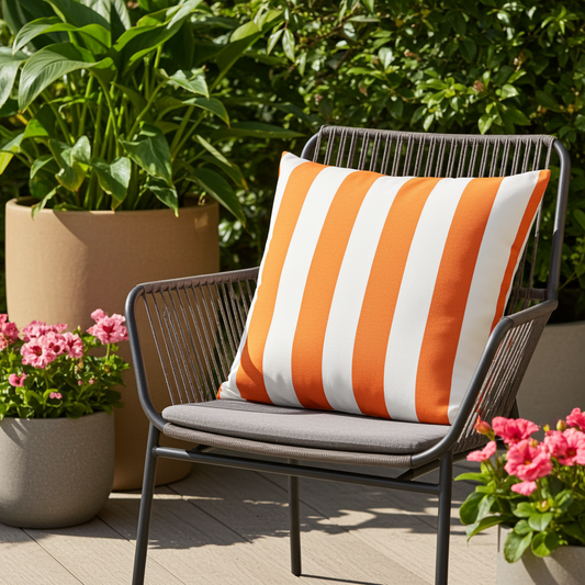 Outdoor Kissenhülle Sonnendeck orange 60x60 cm